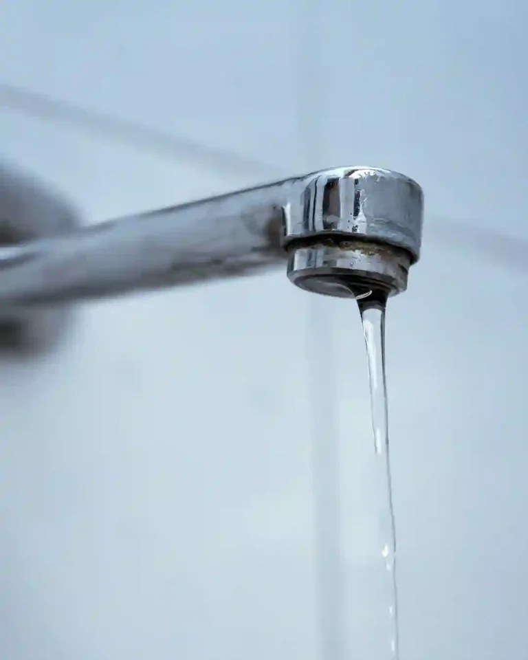 Image of a faucet in need of leak detection and repair.