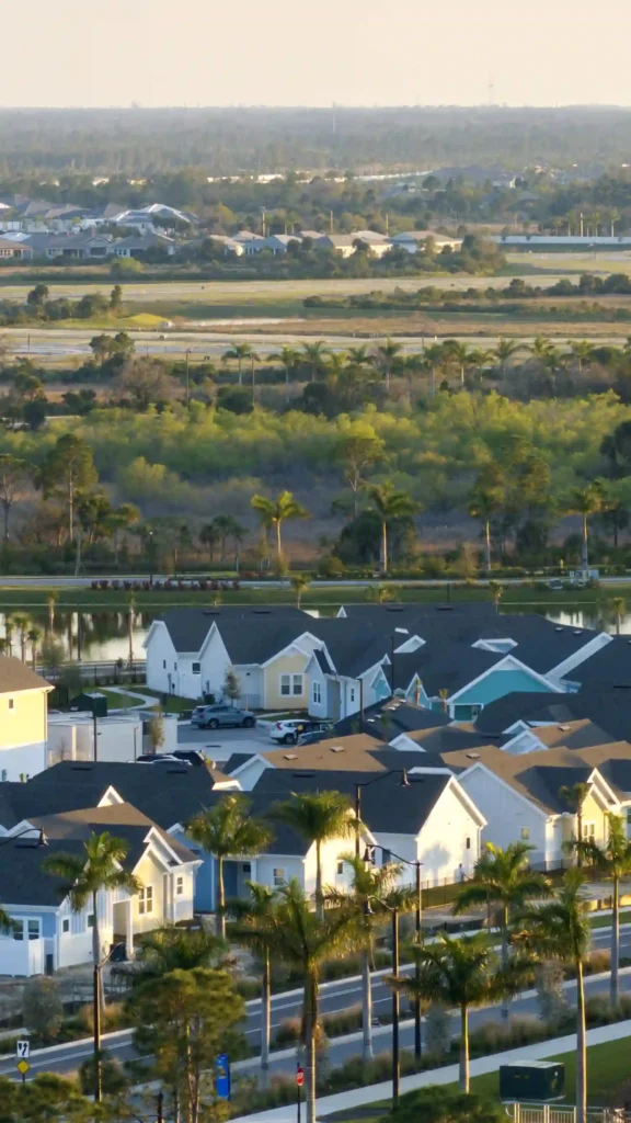 Housing development in Lakewood Ranch, Florida.